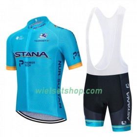 Fietskleding (Fietsshirt + Korte Koersbroek) 2020 Astana Pro Team N001